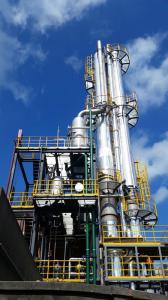 Planta de destilación de doble efecto etanol modular de 100,000 ton / año